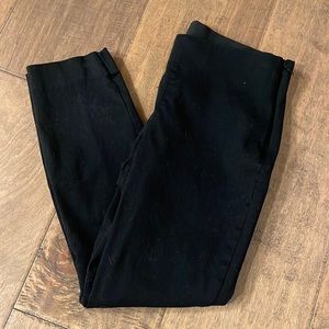 0P Old Navy black ankle pants (side zip)